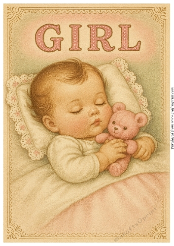 Sweet Dreams, Little Girl A4