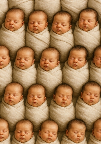 Backing Paper - Baby Swaddles