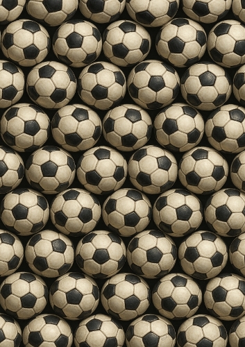 Backing Paper – Sport – Soccer Balls