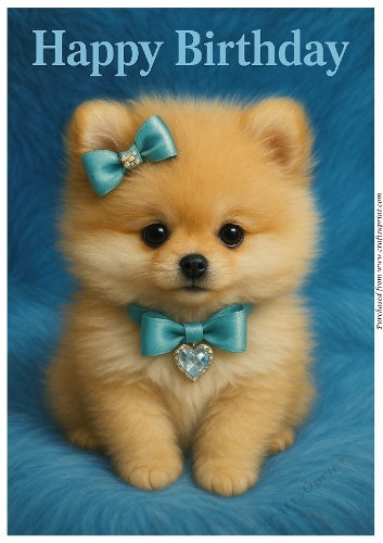 Birthday Pawsome Puppy A4