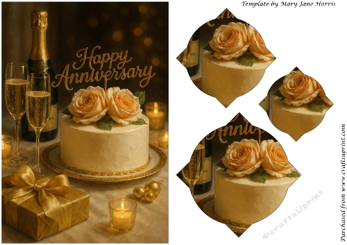 Anniversary Golden Glow Splendid Pyramid
