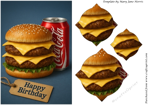 Burger and Coke Splendid Pyramid