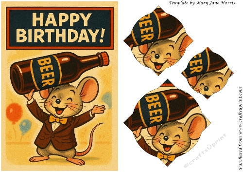 Cheers to Another Year Little Squeaker Splendid Pyramid