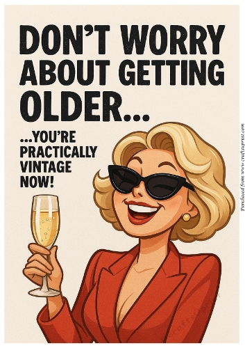 Funny Female Birthday A4 5