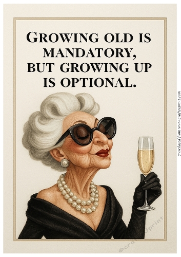 Funny Female Birthday A4 6