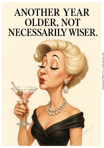 Funny Female Birthday A4 7