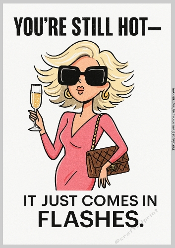 Funny Female Birthday A4 14