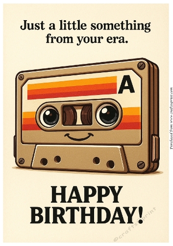 Funny Female Birthday A4 18