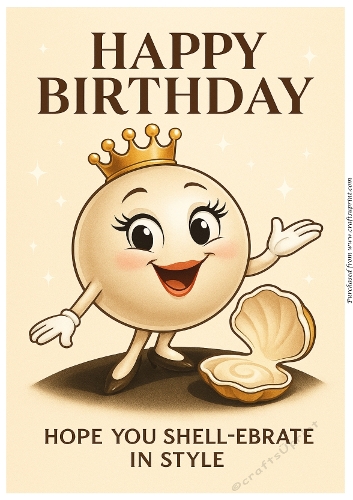Funny Female Birthday A4 25