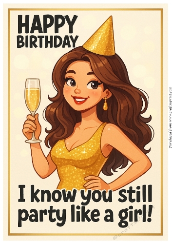 DD FUNNY FEMALE BIRTHDAY 1