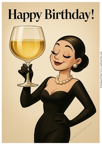 Funny Female Birthday A4 30