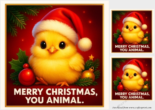 DD FUNNY CHRISTMAS ANIMALS 42
