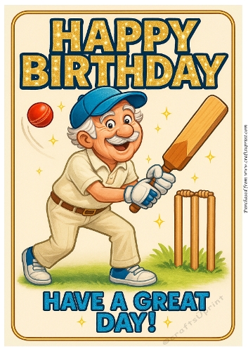 DD FUNNY MALE BIRTHDAY A4 2