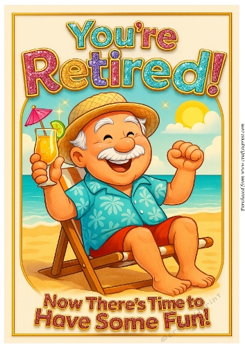 DD FUNNY MALE RETIREMENT A4 1