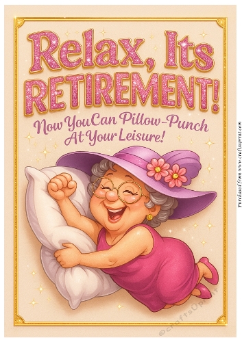 DD FUNNY FEMALE RETIREMENT A4 1