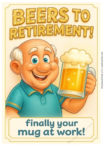 DD FUNNY MALE RETIREMENT A4 10