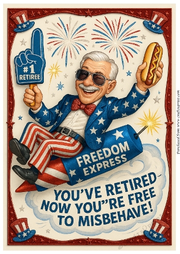 DD FUNNY MALE RETIREMENT A4 12