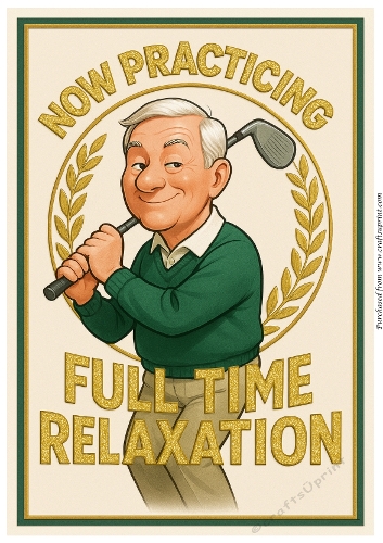 DD FUNNY MALE RETIREMENT A4 19