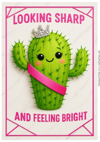 DD FUNNY FEMALE BIRTHDAY A4 83