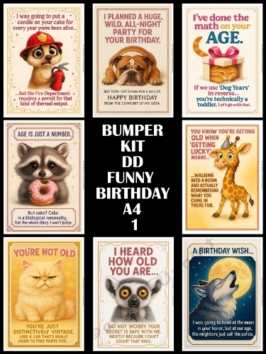 BUMPER KIT DD FUNNY BIRTHDAY A4 1