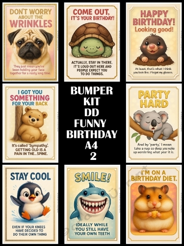 BUMPER KIT DD FUNNY BIRTHDAY A4 2
