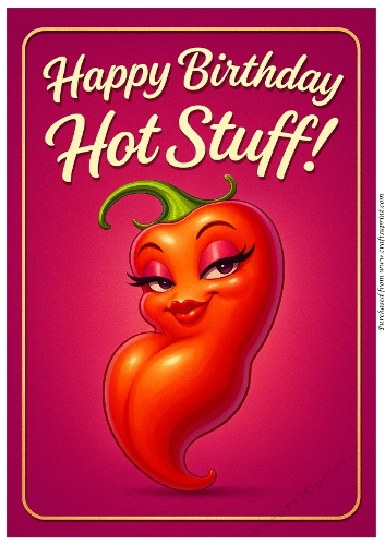 DD FUNNY FEMALE BIRTHDAY A4 117