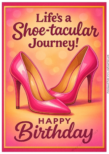 DD FUNNY FEMALE BIRTHDAY A4 118
