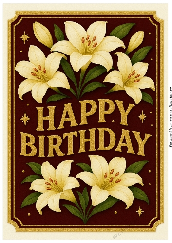 DD – FLORAL BIRTHDAY A4 2