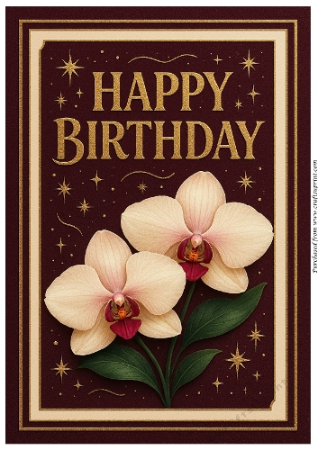 DD – FLORAL BIRTHDAY A4 8