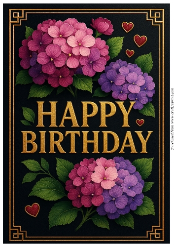 DD – FLORAL BIRTHDAY A4 10