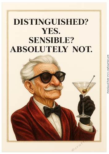 DD FUNNY MALE BIRTHDAY A4 32