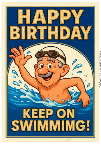 DD FUNNY MALE BIRTHDAY A4 34