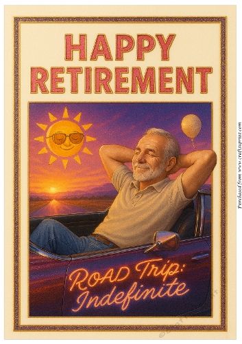 DD FUNNY MALE RETIREMENT A4 26