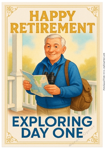 DD FUNNY MALE RETIREMENT A4 28