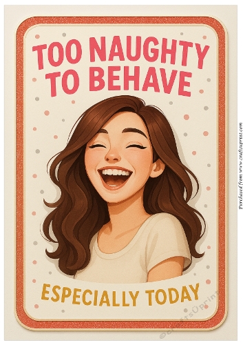 DD FUNNY FEMALE BIRTHDAY A4 141