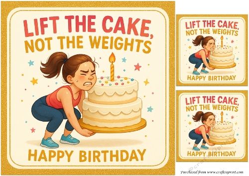 DD FUNNY FEMALE BIRTHDAY QUICK CARD 8