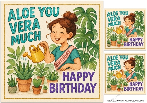 DD FUNNY FEMALE BIRTHDAY QUICK CARD 16