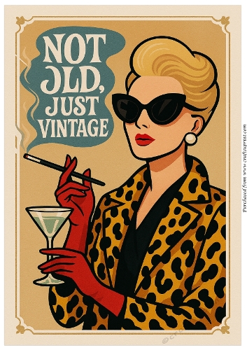 DD FUNNY FEMALE BIRTHDAY A4 152