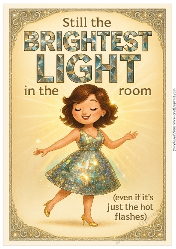 DD FUNNY FEMALE BIRTHDAY A4 161