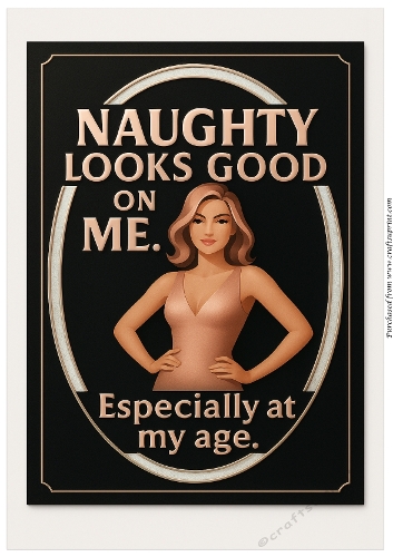 DD FUNNY FEMALE BIRTHDAY A4 169