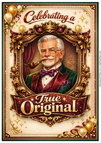 DD FUNNY SENIOR MALE BIRTHDAY A4 15