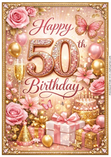 Golden Grace 50th Celebration A4