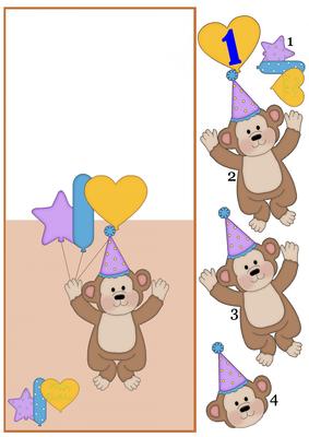 1st Birthday Over the Edge Card