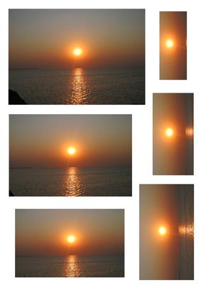 Sunrise Over the Black Sea Pyramid
