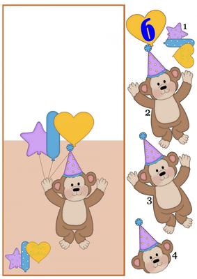 6th Birthday Over the Edge Card
