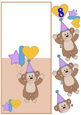8th Birthday Over the Edge Card
