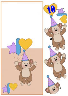 10th Birthday Over the Edge Card