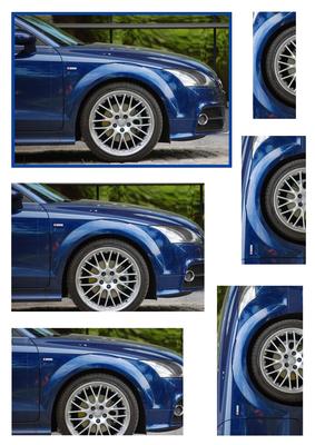 Modern Sports Car Pyramid
