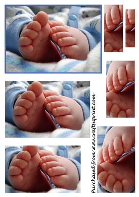 Baby Boy Feet Pyramid