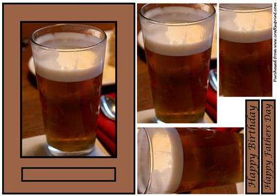 Pint of Beer Quick Card